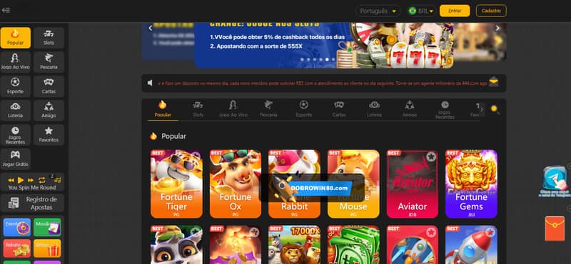 Minutos pagantes fortune rabbit